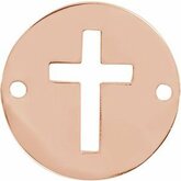 29932 / Sterling Silver / Semi-Polished / Cross Disc