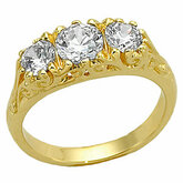 3/4 CTW Diamond 3-Stone Semi-mount Ring