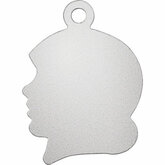 3787 Girl's Head Stamping