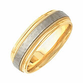 6mm Two Tone Design Band