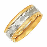 7mm Two Tone Design Band
