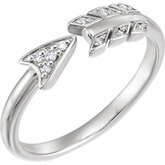 Accented Arrow Ring