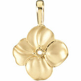 Accented Floral Pendant Mounting