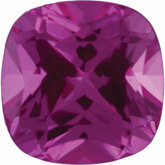 Antique Square Chatham Created Pink Sapphire