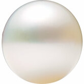 Button-full White South Sea Cultured Pearls