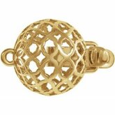 Cage-Style Ball Clasp