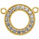 Circle-Shaped Necklace Center Mounting