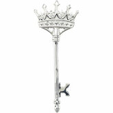 Crown Design Key Pendant Mounting