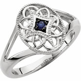 Decorative Gemstone Fashion Ring