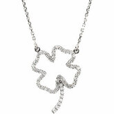 Diamond Clover Necklace