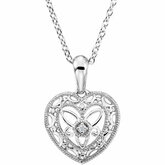 Diamond Heart Fashion Necklace