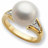 Diamond Semi-mount Ring for Pearl