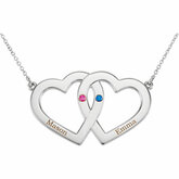 Double Heart Necklace or Mounting