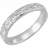 Floral-Inspired Wedding Band