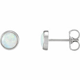 Gemstone Cabochon Earrings or Mounting