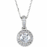 Gemstone or Diamond Entourage Necklace
