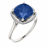 Halo-Styled Ring for Gemstone
