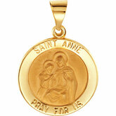 Hollow Round St. Anne Medal