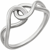 Infinity-Style Knot Design Ring