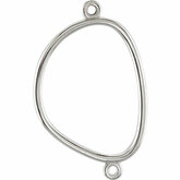 Open Silhouette Dangle Component with Jump Rings