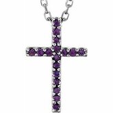 Petite Cross Pendant or Necklace
