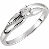 Solitaire Ring for Round Diamond