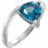 Swiss Blue Topaz Ring or Mounting