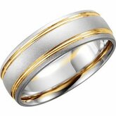 Two Tone 7mm Band