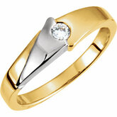 Two-Tone Fashion Ring for Diamond