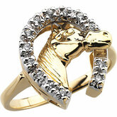 Women's Horseshoe Ring Mounting