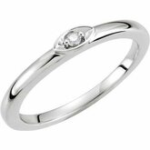 .025 CTW Stackable Diamond Ring