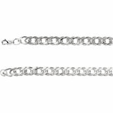 Sterling Silver Curb Chain 12.3mm