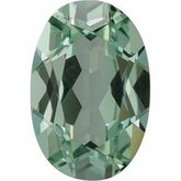 Oval Lab-Grown Green Sapphire