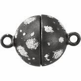 Round Stardust Magnetic Ball Clasp