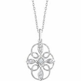 Accented Filigree Necklace