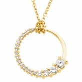 1/5 CTW Diamond Journey Necklace