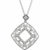 1/6 CTW Diamond 18" Necklace