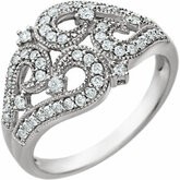 Diamond Vintage-Style Ring