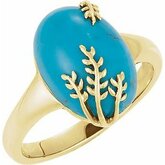 Genuine Chinese Turquoise Ring