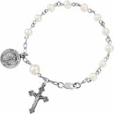 Freshwater Cultured Pearl Rosary Bracelet